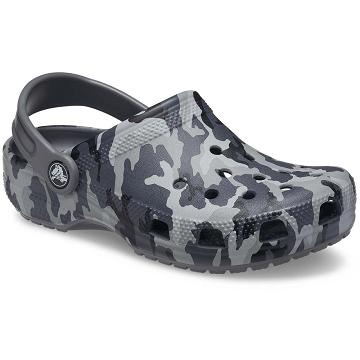 Crocs Classic Camo Klumpa Fiú Szürke | HU 1338SGLO